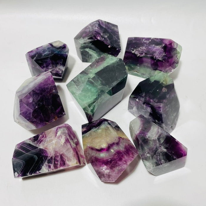 Colourful Fluorite Free Form With Rainbow Wholesale