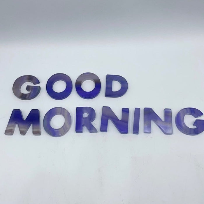 Customized Colorful Fluorite Alphabet Free Combination