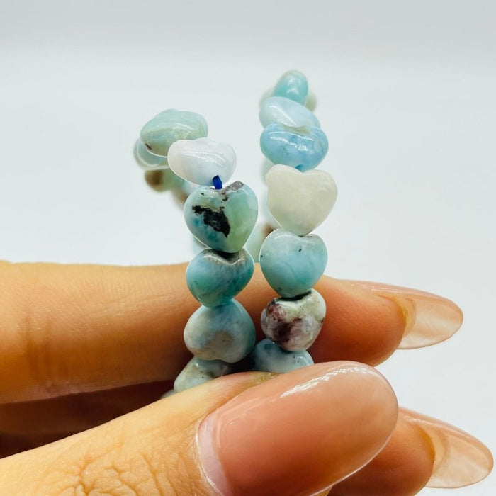 Cute Larimar Heart Bracelets Wholesale Dominican Republic