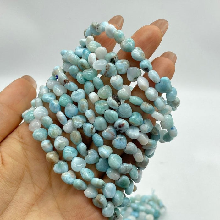 Cute Larimar Heart Bracelets Wholesale Dominican Republic