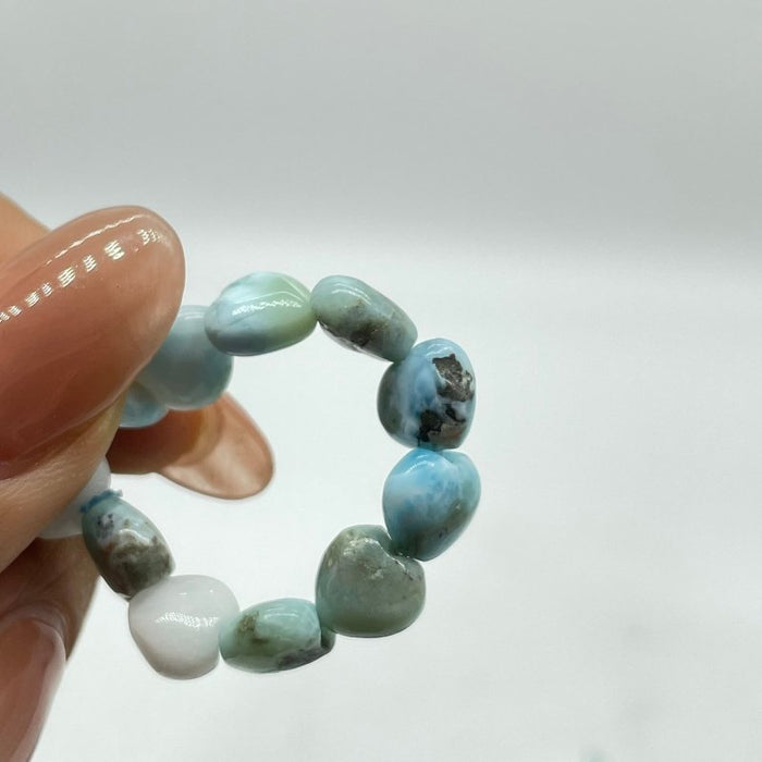 Cute Larimar Heart Bracelets Wholesale Dominican Republic