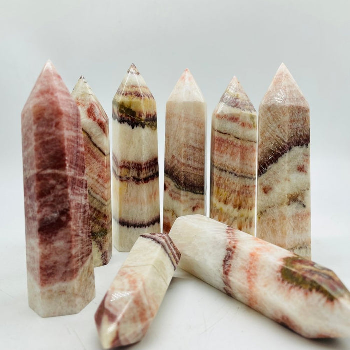 Dali Jasper Quartz Point Crystal Tower 2-3.6in Wholesale
