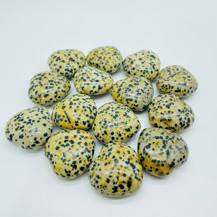 Dalmatian Heart Stone 1.1in(3cm) Wholesale