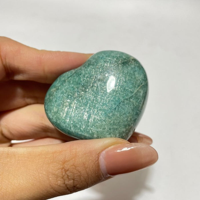 Deep Blue Amazonite Heart Wholesale