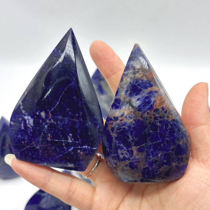 Deep Blue Sodalite Arrow Head Shape Crystal Wholesale