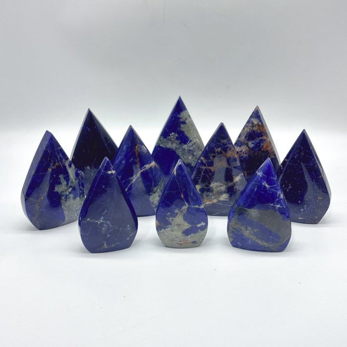Deep Blue Sodalite Arrow Head Shape Crystal Wholesale