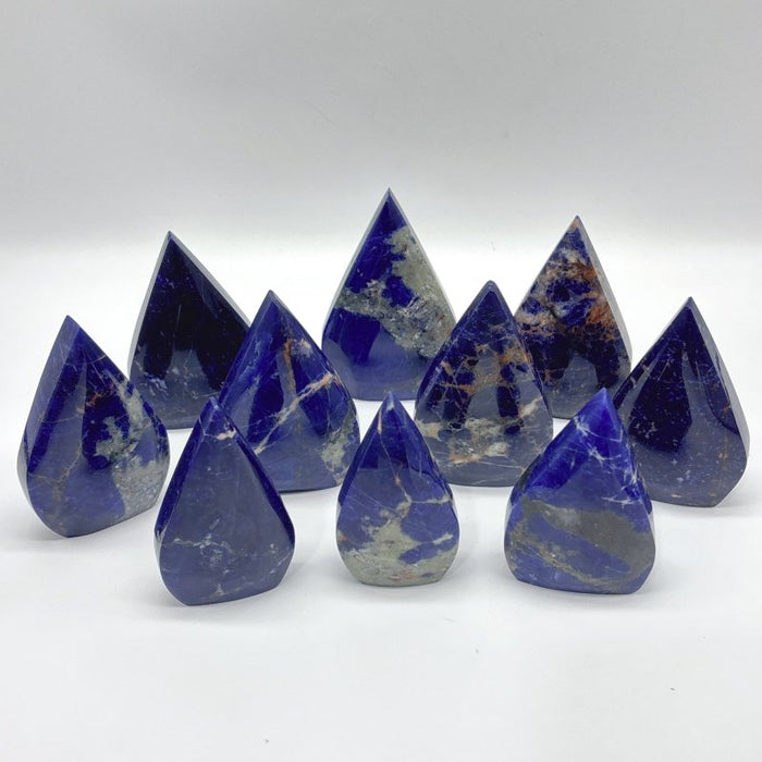 Deep Blue Sodalite Arrow Head Shape Crystal Wholesale