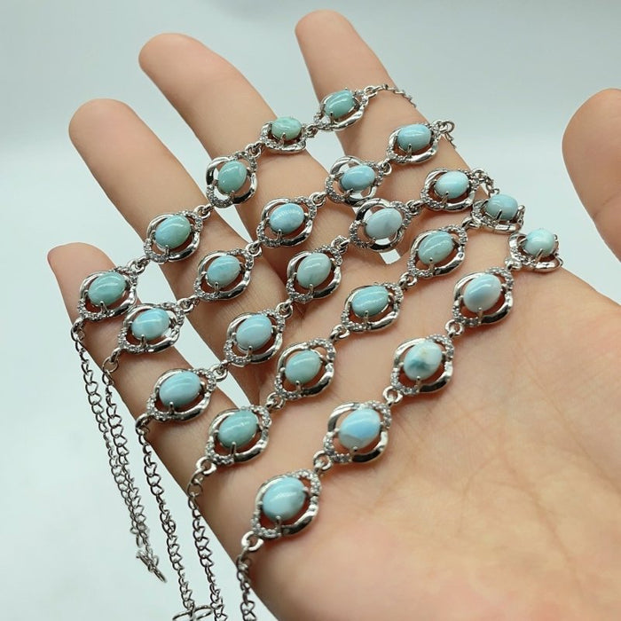 Dominican Republic Larimar Bracelets Wholesale