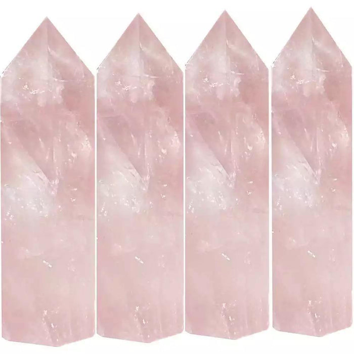 Brazil Rose Quartz Point Tower Wholesale