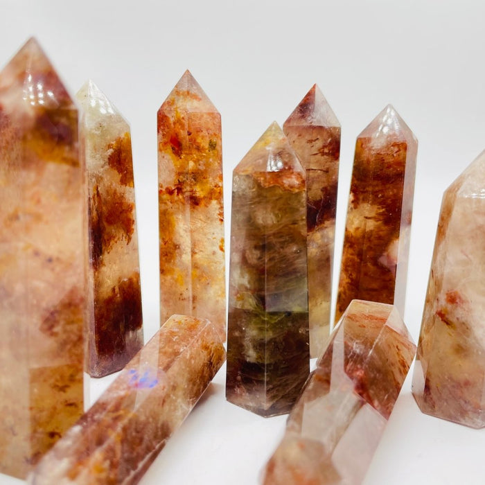 Fire Quartz Tower Point Wholesale