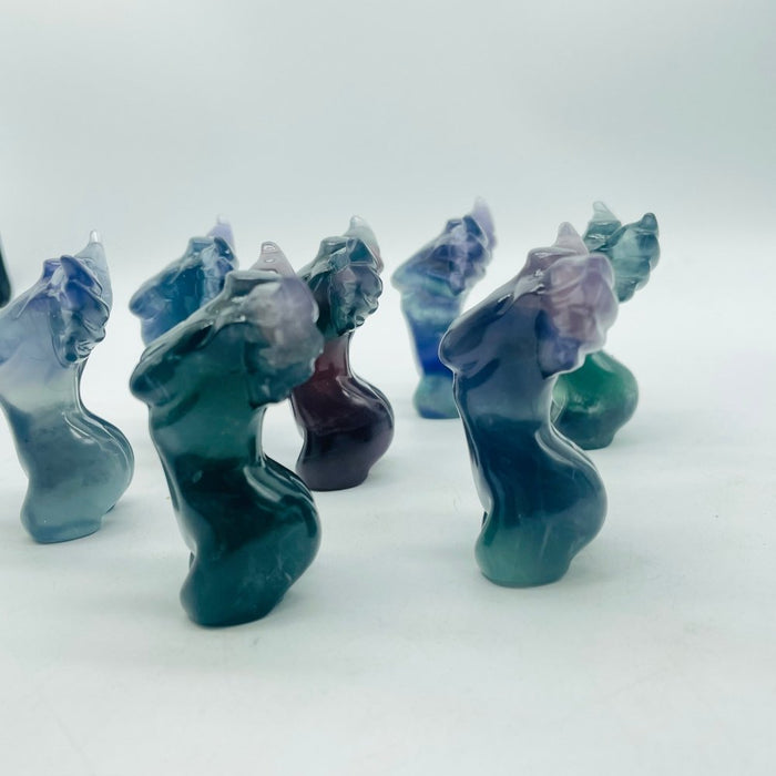 Fluorite Angel Goddess Carving Wholesale