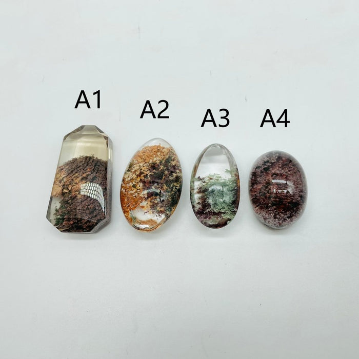 Garden Quartz Lodolite For Jewelry Making DIY Pendant