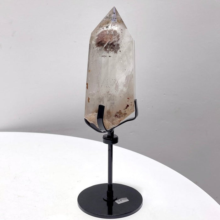 Garden Quartz Raw Bottom Point With Stand #2