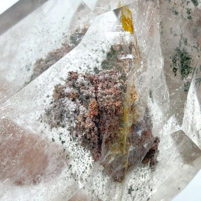 Garden Quartz Raw Bottom Point With Stand #2