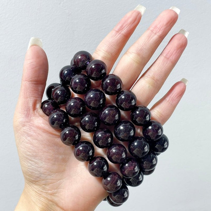 Garnet With Six Star Light Bracelets Wholesale