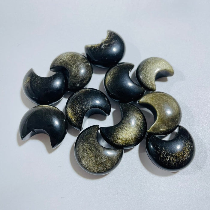 Gold Sheen Obsidian Moon&Star Wholesale