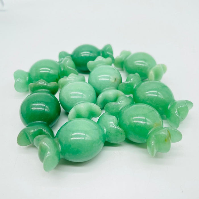 Green Aventurine Lepidolite Candy Carving Wholesale