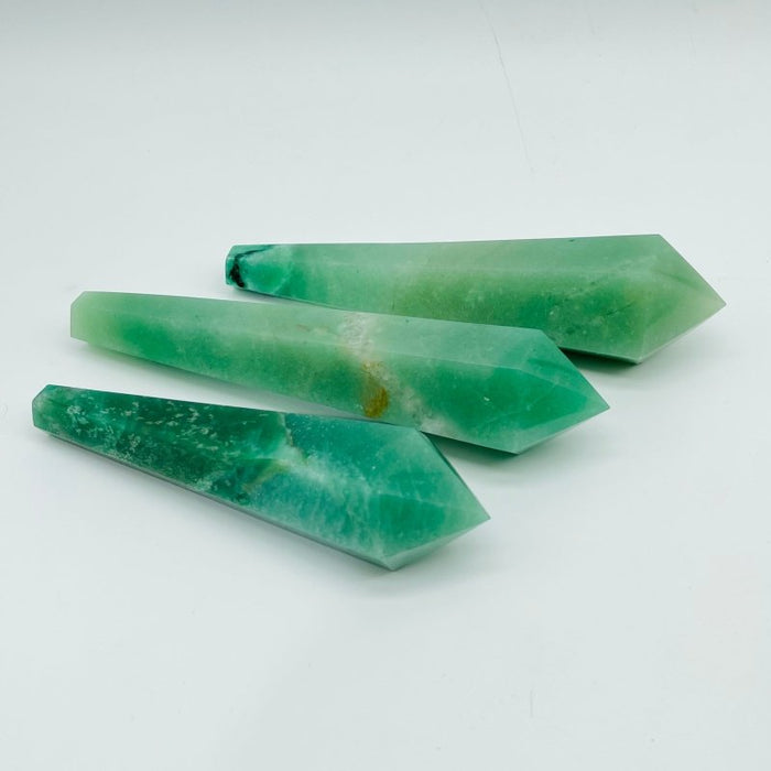 Green Aventurine Point Scepter Magic Wand Wholesale