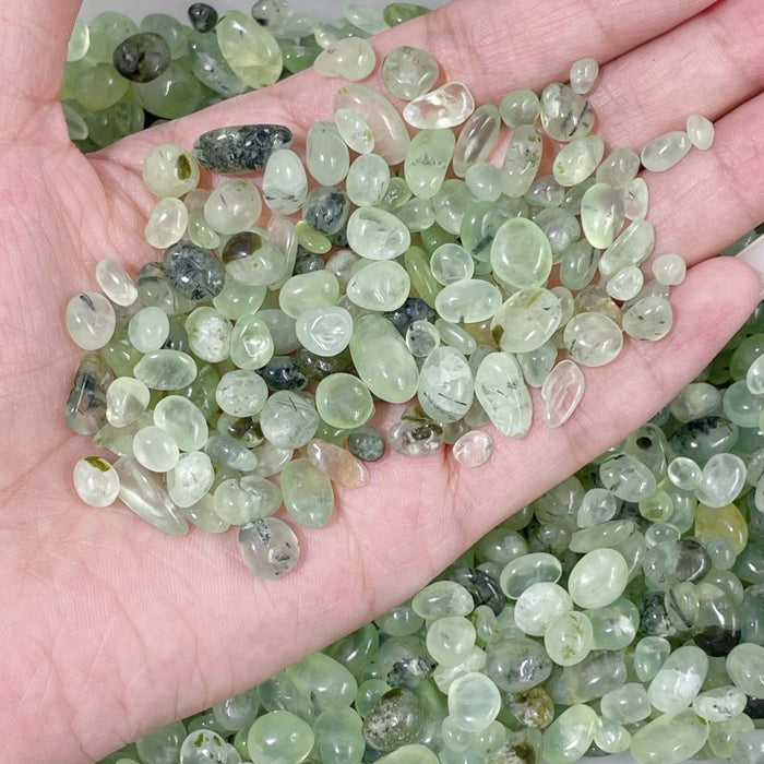 Green Prehnite Gravel Chips Wholesale