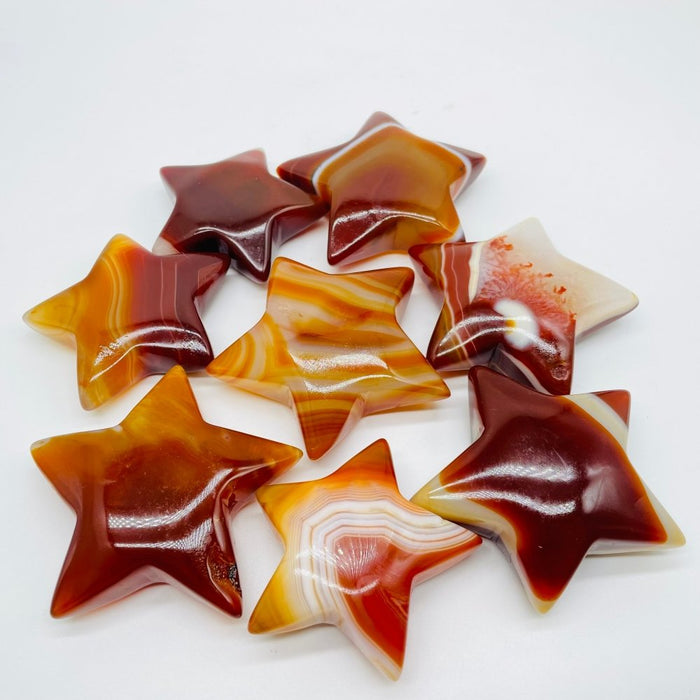 High Quality Carnelian Star & Moon Wholesale