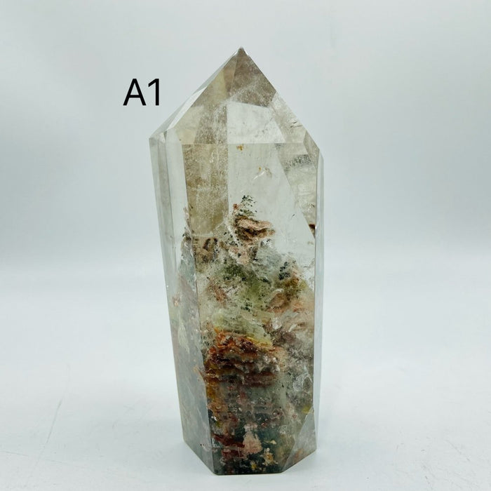 High Quality Clear Garden Quartz Tower For Collection