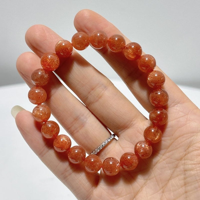 High Quality Spark Sunstone Crystal Bracelet(HGUB26)