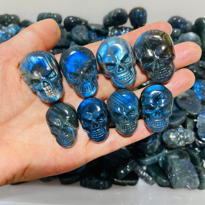 Labradorite Skull Carving Crystal Wholesale