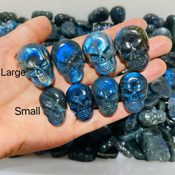 Labradorite Skull Carving Crystal Wholesale