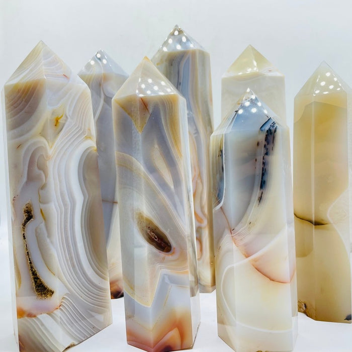 Large Agate Tower Point Wholesale