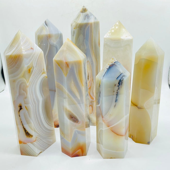 Large Agate Tower Point Wholesale