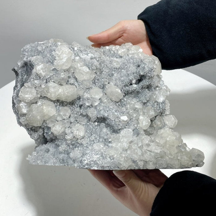 Large Clear Quartz Mixed Apophyllite Mineral Specimen