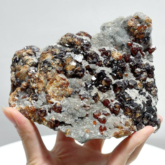 Large Garnet Crystal Raw Cluster