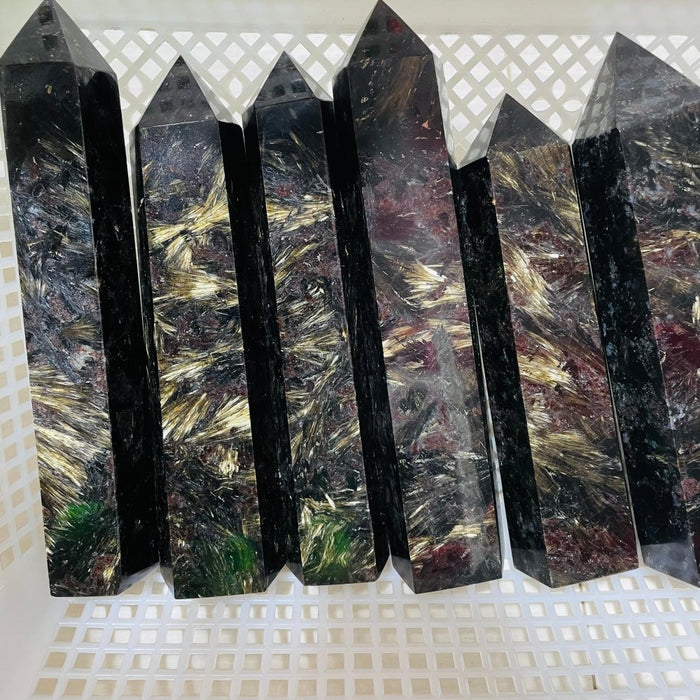 Large Gold Astrophyllite Tower Point Wholesale