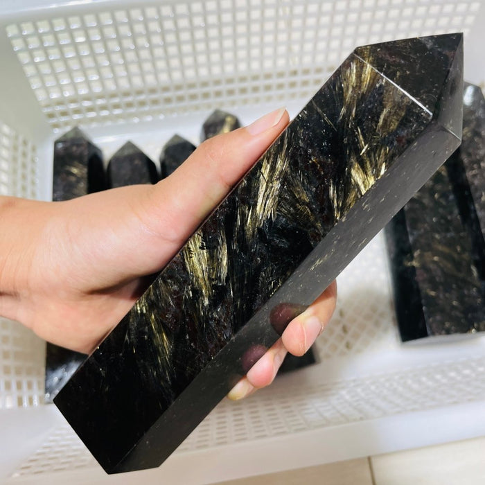 Large Gold Astrophyllite Tower Point Wholesale