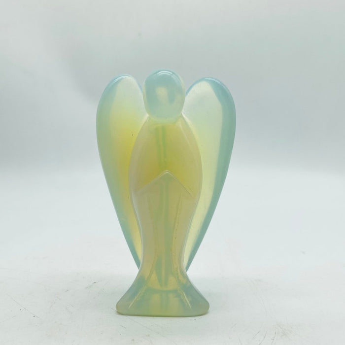 Large Opalite Angel Carving Wholesale