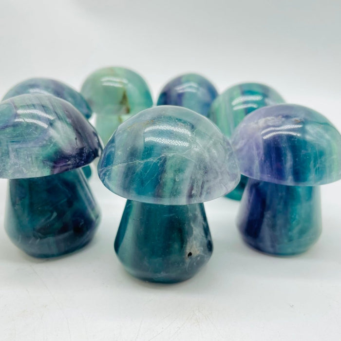 Large Rainbow Fluorite Mushroom Wholesale