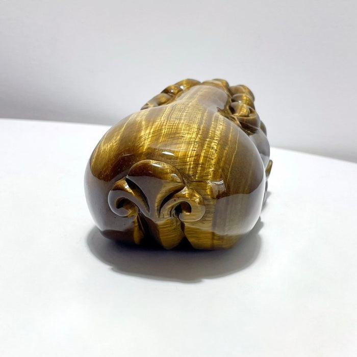Large Tiger Eye Pixiu Carving
