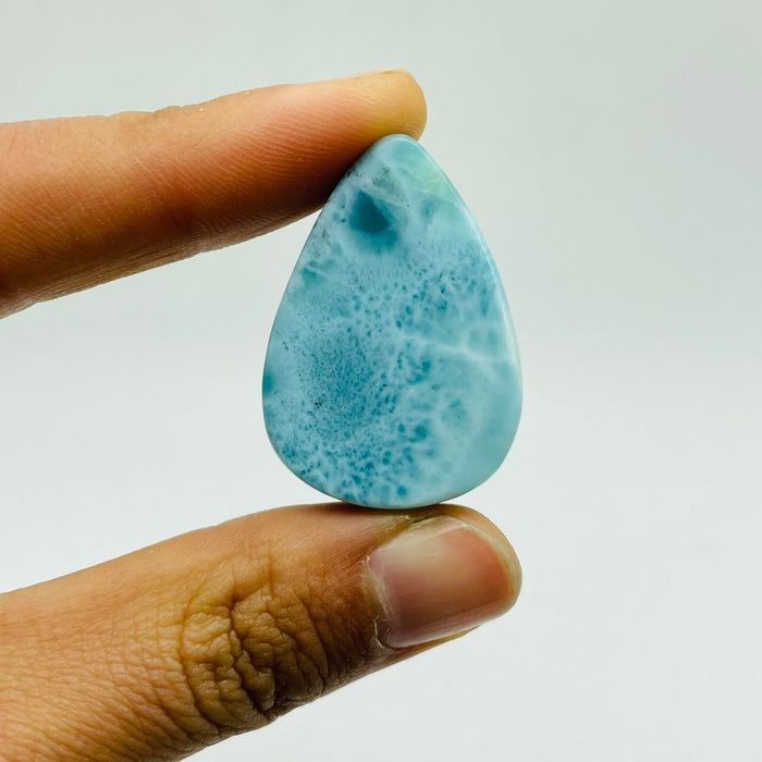 Larimar Waterdrop Shape Diy Pendant