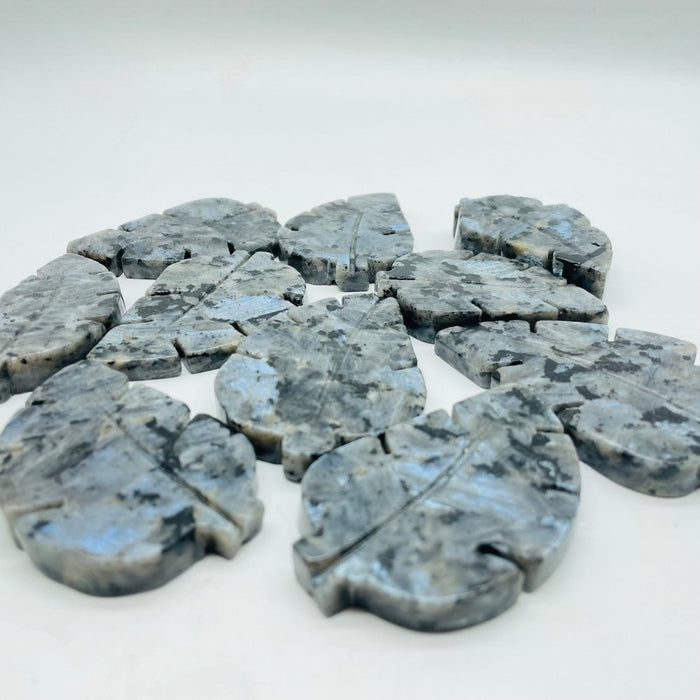 Larvikite Tree Leaf Carving Wholesale