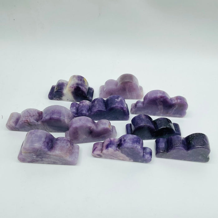 Lepidolite Cloud Carving Wholesale