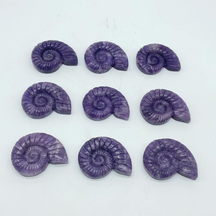 Lepidolite Conch Carving Wholesale