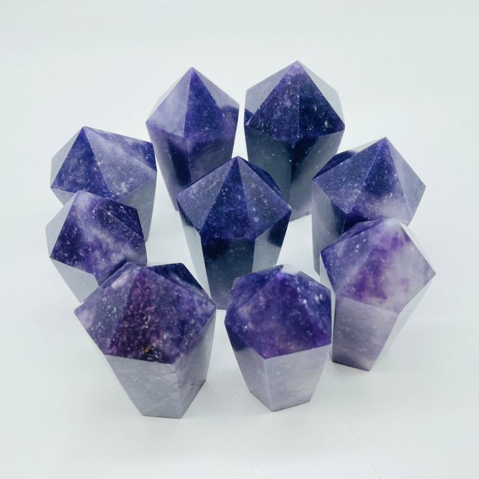 Lepidolite CupCake Shape Tower Points Wholesale