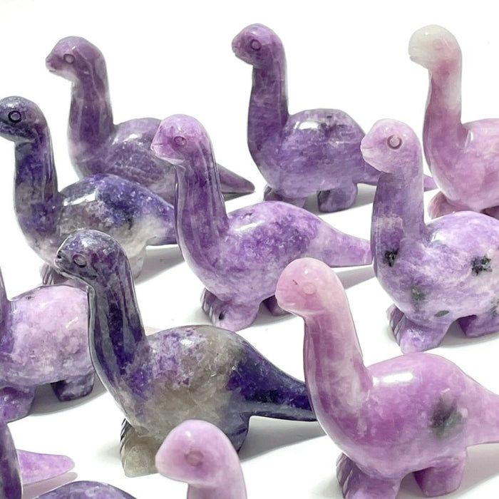 Lepidolite Dinosaur Carving Wholesale