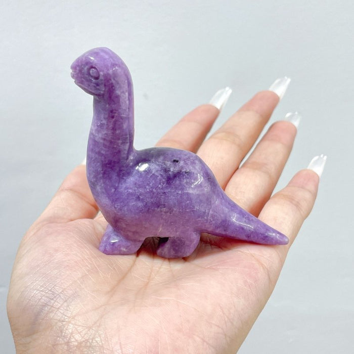 Lepidolite Dinosaur Carving Wholesale