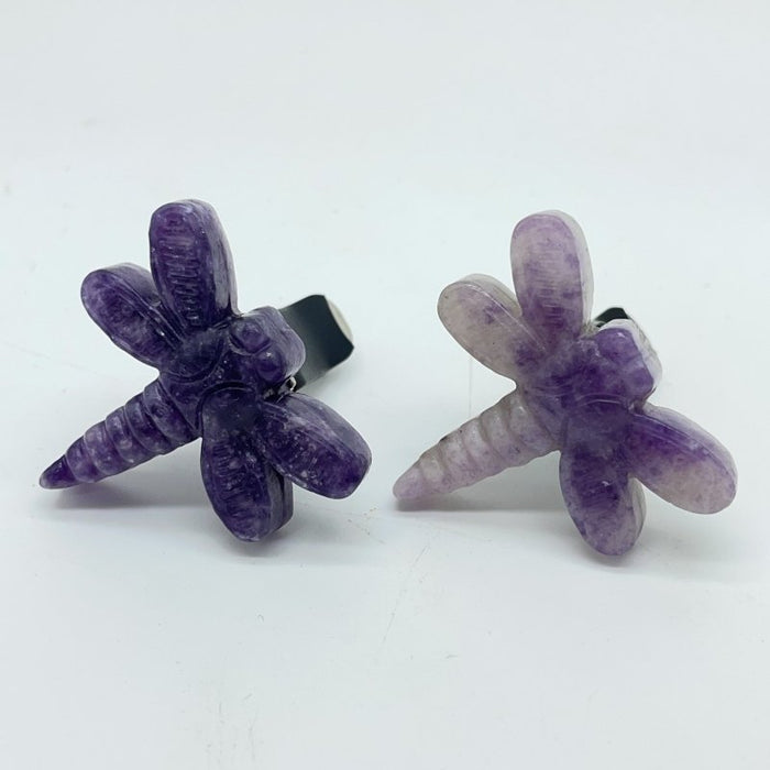 Lepidolite Dragonfly Car Air Vent Clip Wholesale