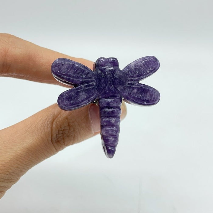 Lepidolite Dragonfly Car Air Vent Clip Wholesale