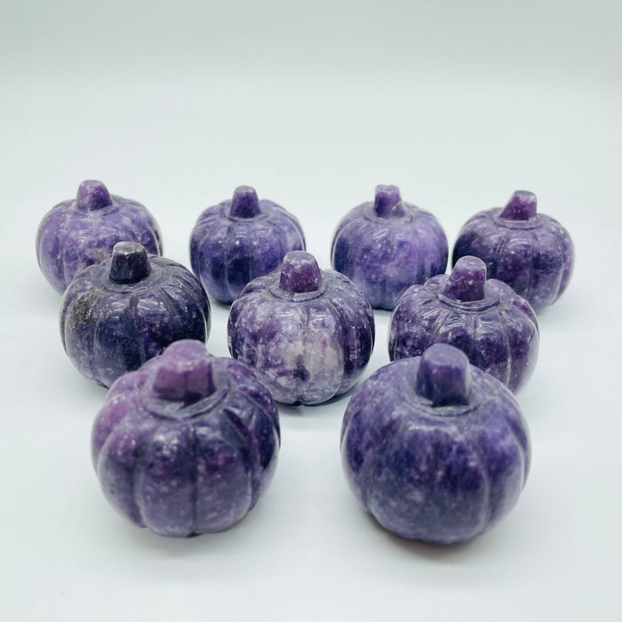 Lepidolite Pumpkin Carving Wholesale