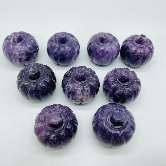 Lepidolite Pumpkin Carving Wholesale
