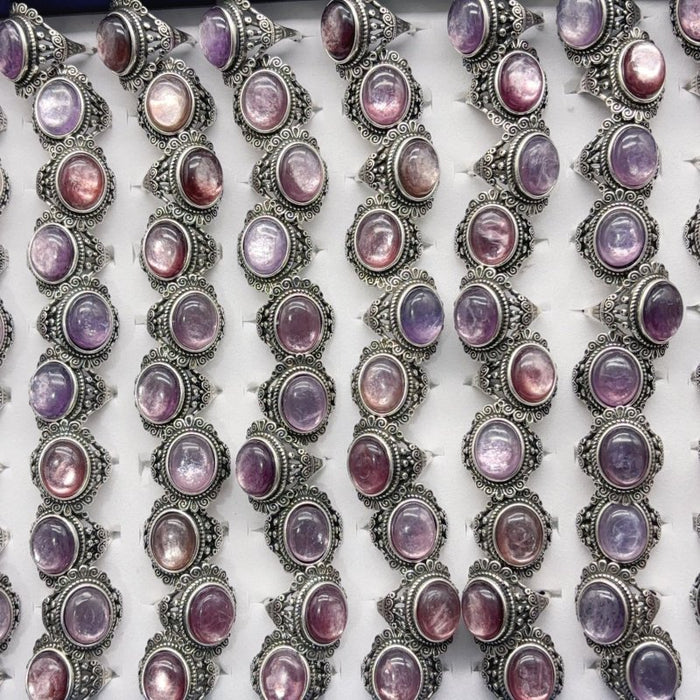 Lepidolite Ring Crystal Wholesale