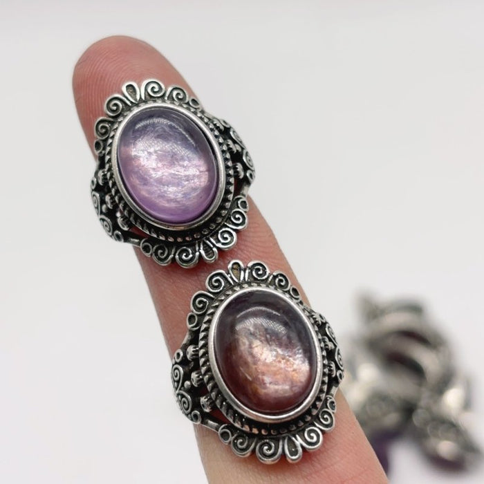 Lepidolite Ring Crystal Wholesale